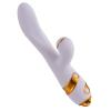 Вібратор-кролик із флогером LOCKINK SEVANDA Whip Vibrating Massage Wand - White & Golden