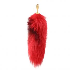 Анальна пробка з хвостом лисиці LOCKINK SEVANDA Red Vixen Set with Pear-shape Plug - 4