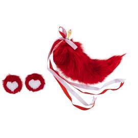 Анальна пробка з хвостом лисиці LOCKINK SEVANDA Red Vixen Set with Pear-shape Plug - 3