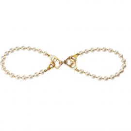 Перлинний нашийник з повідцем та наручниками LOCKINK Pearl Bondage & Restraint Set - 7