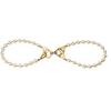 Жемчужный ошейник с поводком и наручниками LOCKINK Pearl Bondage & Restraint Set