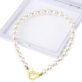 Жемчужный ошейник с поводком LOCKINK Pearl Collar & Leash Set - 3