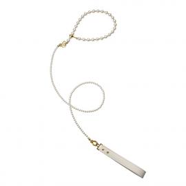 Жемчужный ошейник с поводком LOCKINK Pearl Collar & Leash Set - 1