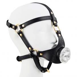 Маска-збруя для орального сексу LOCKINK SEVANDA Blowjob Head Harness - 2