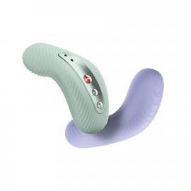 Накладний вібратор Fun Factory LAYA III sage green, ефект постукування пальцем - 5