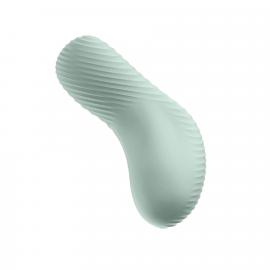 Накладний вібратор Fun Factory LAYA III sage green, ефект постукування пальцем - 10