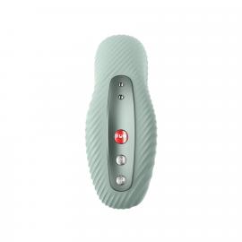 Накладний вібратор Fun Factory LAYA III sage green, ефект постукування пальцем - 7