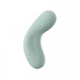 Накладний вібратор Fun Factory LAYA III sage green, ефект постукування пальцем - 11