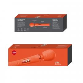 Вібромасажер Fun Factory VIM Vibrating Wand sunrise orange, суперпотужний та легкий, до 6 годин роботи - 5