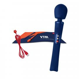 Вібромасажер Fun Factory VIM Vibrating Wand midnight blue, суперпотужний та легкий, до 6 годин роботи - 2