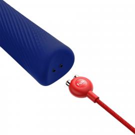 Вібромасажер Fun Factory VIM Vibrating Wand midnight blue, суперпотужний та легкий, до 6 годин роботи - 7