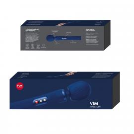 Вібромасажер Fun Factory VIM Vibrating Wand midnight blue, суперпотужний та легкий, до 6 годин роботи - 3