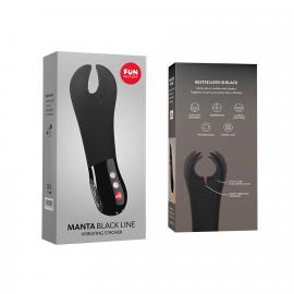 Вібратор для пеніса Fun Factory MANTA black, підходить для парних ігор - 5