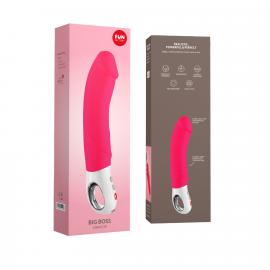 Вібратор для точки G Fun Factory BIG BOSS pink, дуже потужний - 7