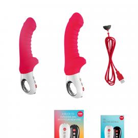 Вібратор для точки G Fun Factory TIGER india red, ребристий - 6