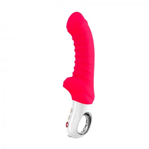 Вибратор для точки G Fun Factory TIGER india red, ребристый
