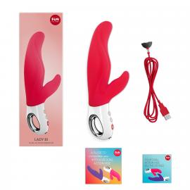 Вибратор-кролик для точки А Fun Factory LADY BI india red - 4