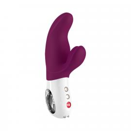 Вібратор-кролик Fun Factory MISS BI grape/white - 1