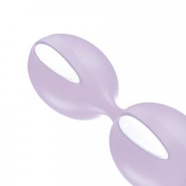 Вагинальные шарики Fun Factory SMARTBALLS DUO, сиренево-белые, 2 шт - 6