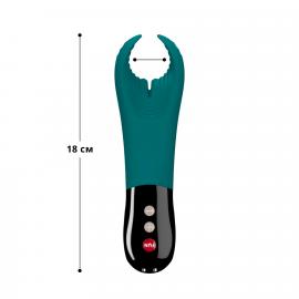 Вібратор для пеніса Fun Factory MANTA deep sea blue/black, підходить для парних ігор - 4