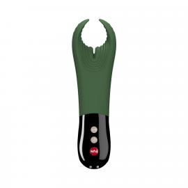 Вібратор для пеніса Fun Factory MANTA moss green/black, підходить для парних ігор - 1