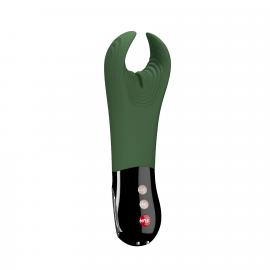 Вібратор для пеніса Fun Factory MANTA moss green/black, підходить для парних ігор - 6