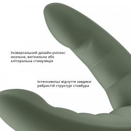 Двойной фаллоимитатор Fun Factory RYDE wild olive - 6