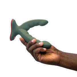 Двойной фаллоимитатор Fun Factory RYDE wild olive - 7