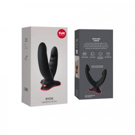 Двойной фаллоимитатор Fun Factory RYDE black - 4