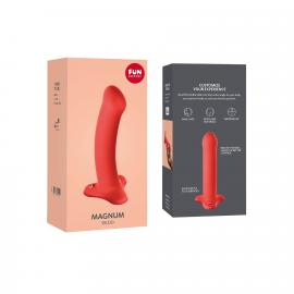Фалоімітатор Fun Factory MAGNUM, помаранчевий - 5
