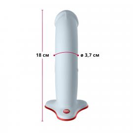 Фалоімітатор Fun Factory THE BOSS STUB, ніжно-блакитний, реалістична текстура - 5