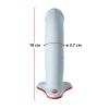 Фаллоимитатор Fun Factory THE BOSS STUB, нежно-голубой, реалистичная текстура
