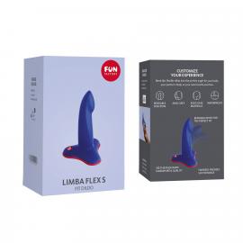 Фалоімітатор Fun Factory LIMBA FLEX S, синій - 9