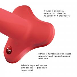 Фалоімітатор Fun Factory LIMBA FLEX M, кораловий - 10