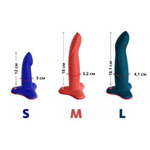 Фаллоимитатор Fun Factory LIMBA FLEX L, цвет морской волны