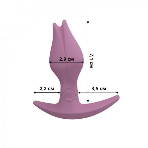 Анальна пробка Fun Factory BOOTIE FEM, у вигляді бутону, тонкий обмежувач