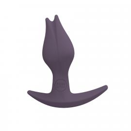 Анальна пробка Fun Factory BOOTIE FEM, фіолетова, у вигляді бутону, тонкий обмежувач - 1