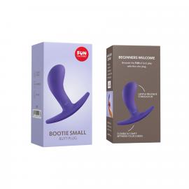 Анальная пробка Fun Factory BOOTIE S, фиолетовая, диаметр 2,8 см, тонкий ограничитель - 2