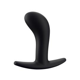 Анальная пробка Fun Factory BOOTIE M, черная, диаметр 3,3 см, тонкий ограничитель - 2