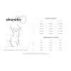 Сорочка бебі-дол Obsessive Blomentis babydoll thong, XL/2XL, мереживний ліф, стрінги в комплекті