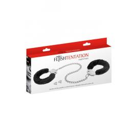 Поножи Fetish Tentation Adjustable metal and fur ankle cuffs - 3
