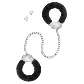 Поножи Fetish Tentation Adjustable metal and fur ankle cuffs - 1