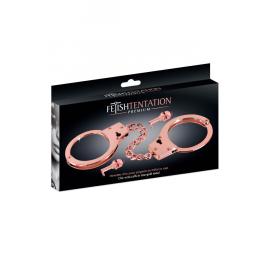 Наручники Fetish Tentation Premium Chick wrist cuffs in rose-gold metal - 3