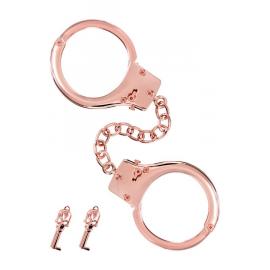 Наручники Fetish Tentation Premium Chick wrist cuffs in rose-gold metal - 1