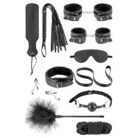 Набор для BDSM Fetish Tentation SM Bondage Box in vegan leather 10pcs - 1