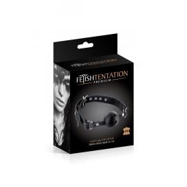 Кляп Fetish Tentation Premium Leather gag with stiff ball - 2