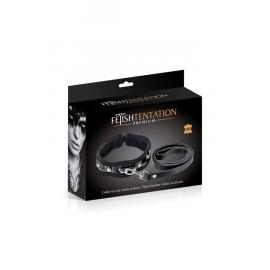 Повідець Fetish Tentation Premium Patent leather chocker and leash - 3