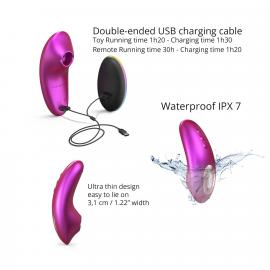 Вакуумний кліторальний стимулятор Love To Love DREAMER - IRIDESCENT BERRY - 3