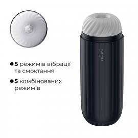 Інтерактивний смарт-мастурбатор з вібрацією та посмоктуванням Svakom Sam Neo 2 Pro, підігрів до 38 °C - 3