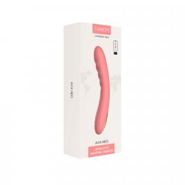 Смарт-вібратор із пульсацією Svakom Ava Neo Peach Pink - 5